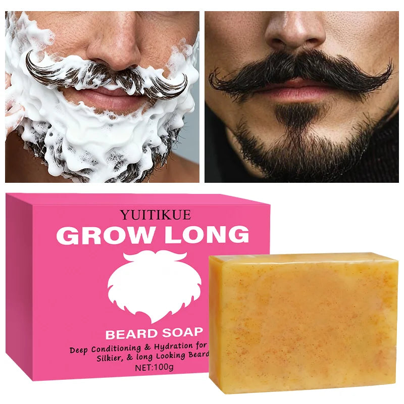 YUITIKUE Beard Soap 100g – Cleanse, Moisturize & Condition