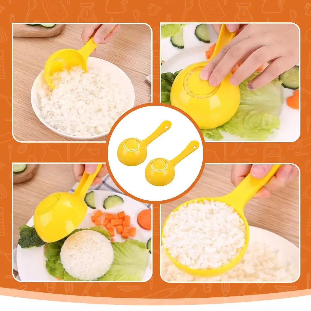 Non-Stick Rice Scoop Mold – DIY Rice Ball Spoon Peaceful Pleasures Health and Wellness