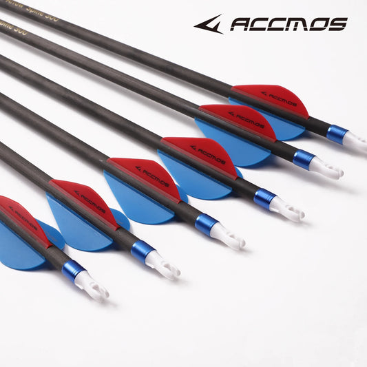 ACCMOS Arrow Pure Carbon Arrows ID4 2 6 Spine 300 1800 Rod Rubber Peaceful Pleasures Health and Wellness 12PCS-ID4.2-sp1000