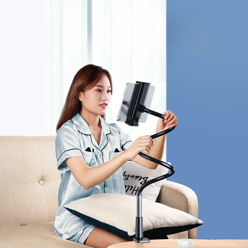 70cm Foldable Phone & Tablet Clip Stand – Bedside & Headrest