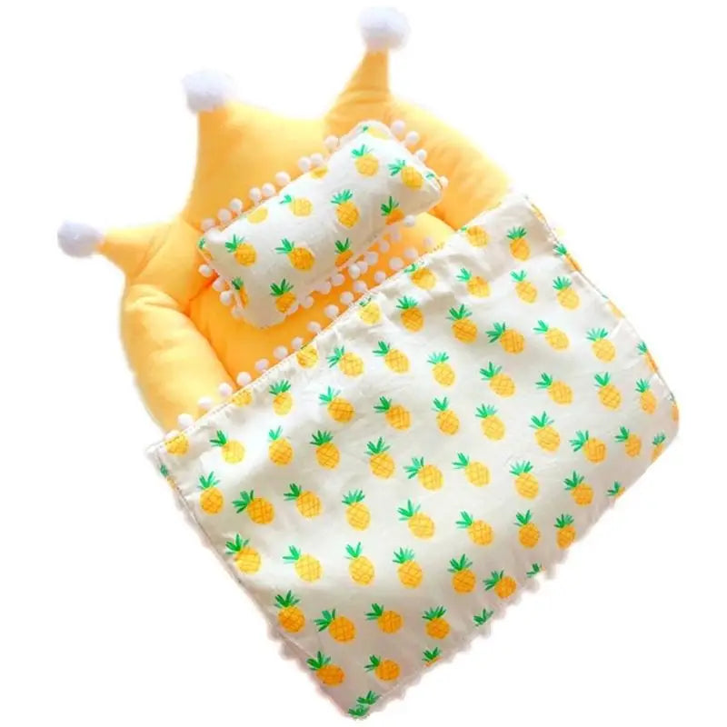 20cm Plush Doll Bed Set | Soft Miniature Bedding for Kids