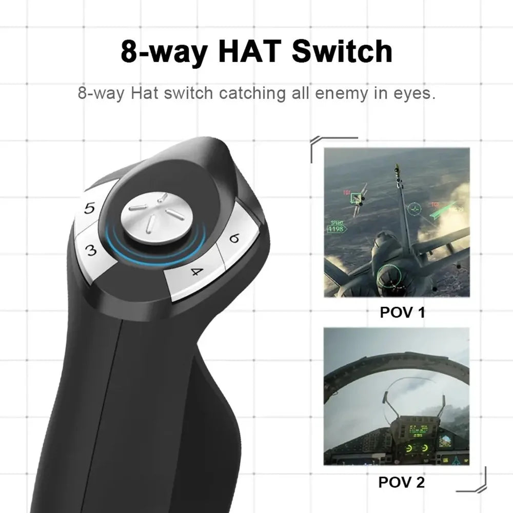Flight Simulation Joystick Vibration Function Simulator Control