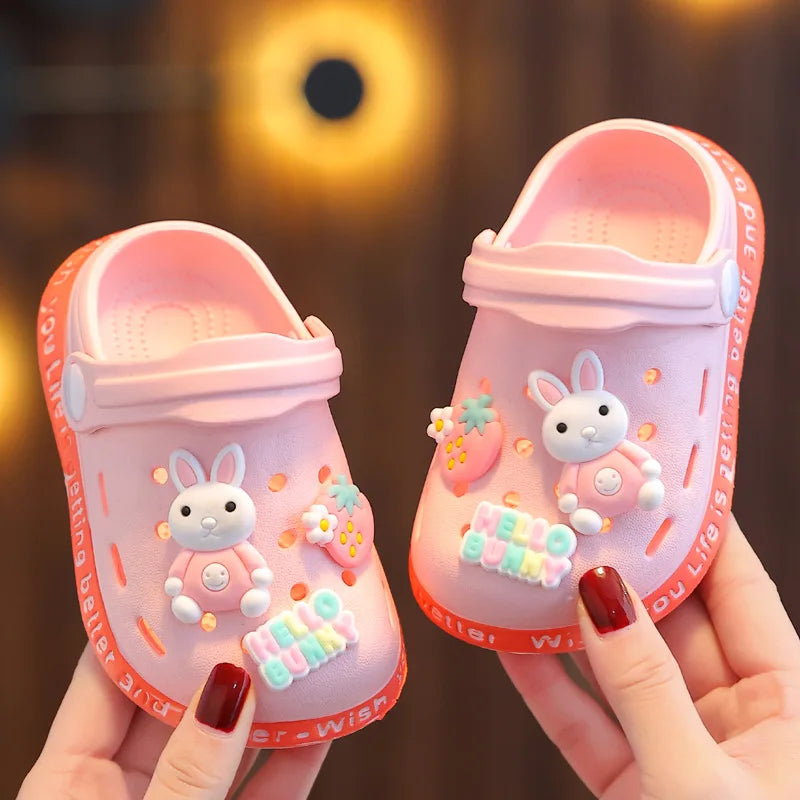 Kids Cartoon Clog Sandals | Boys & Girls Summer Beach Shoes