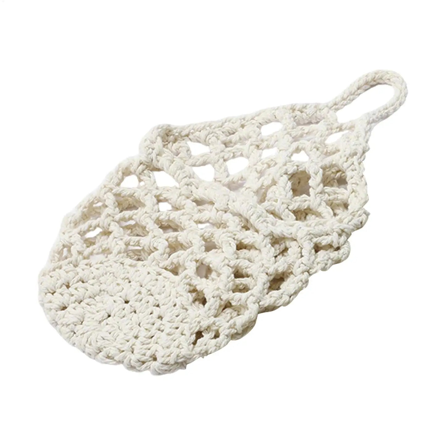 Macrame Plant Hanger – Handmade Boho Woven Basket Indoor & Out