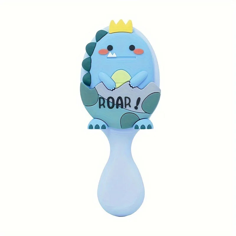 Dinosaur Mini Detangling Brush – Air Cushion Scalp Massager