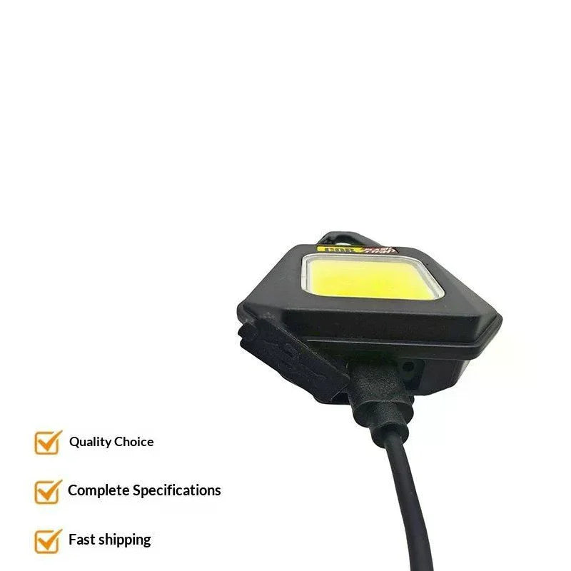 COB LED Type-C Rechargeable Flashlight | Camping & Emergency