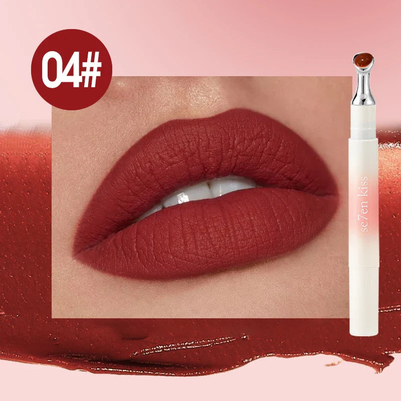 Se7en Kiss Velvet Matte Lip Glaze – Waterproof & Long-Lasting