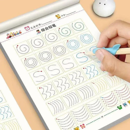 Kids' Pen Control Handwriting Practice Workbook 60 Pages Tracing Peaceful Pleasures Health and Wellness