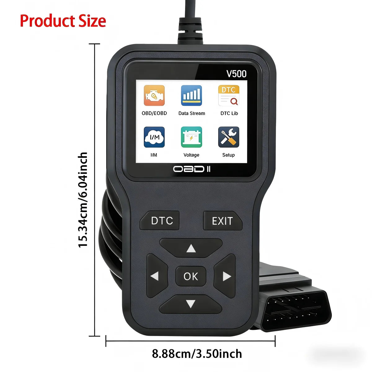 OBD2 Scanner Diagnostic Tool – Engine Code Reader 1996+ Peaceful Pleasures Health and Wellness