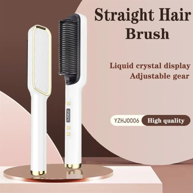 Electric Hot Comb Straightener Brush | Negative Ion Styling