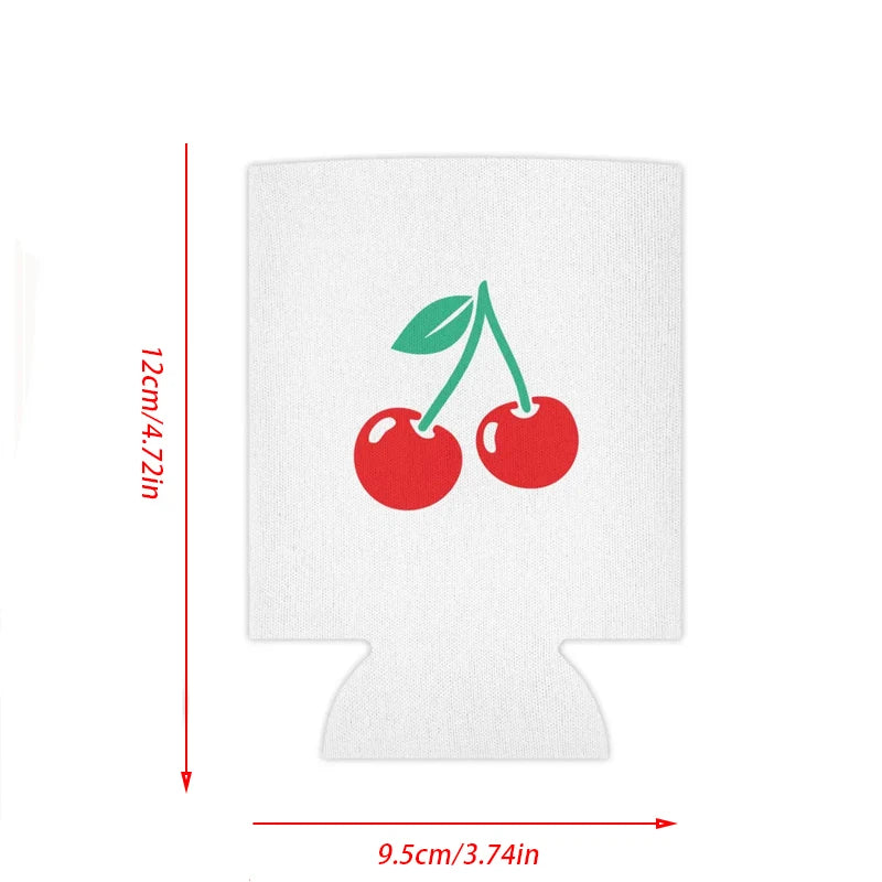 4-Pack Retro Cherry Can Coolers | Bachelorette Bridal Party