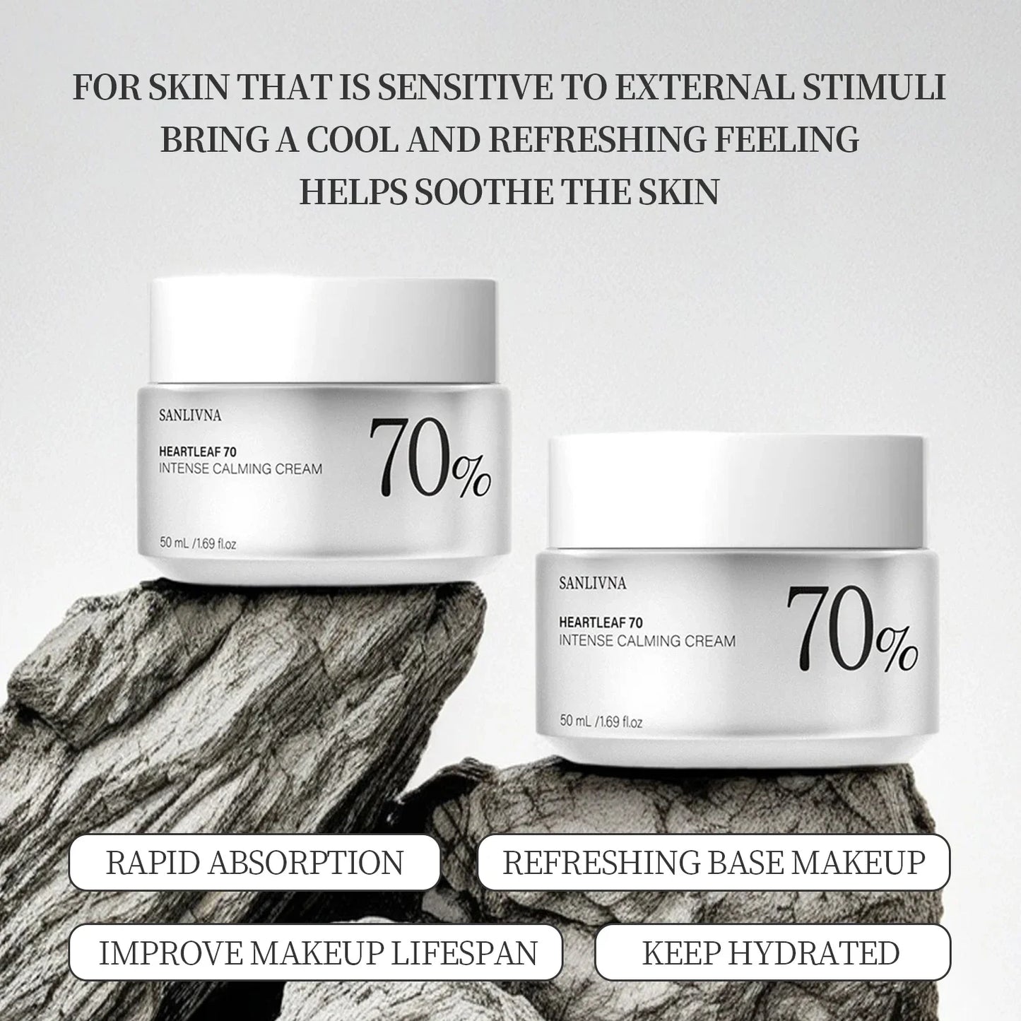 HEARTLEAF 70 Soothing Moisturizing Cream – Dry & Winter Skin