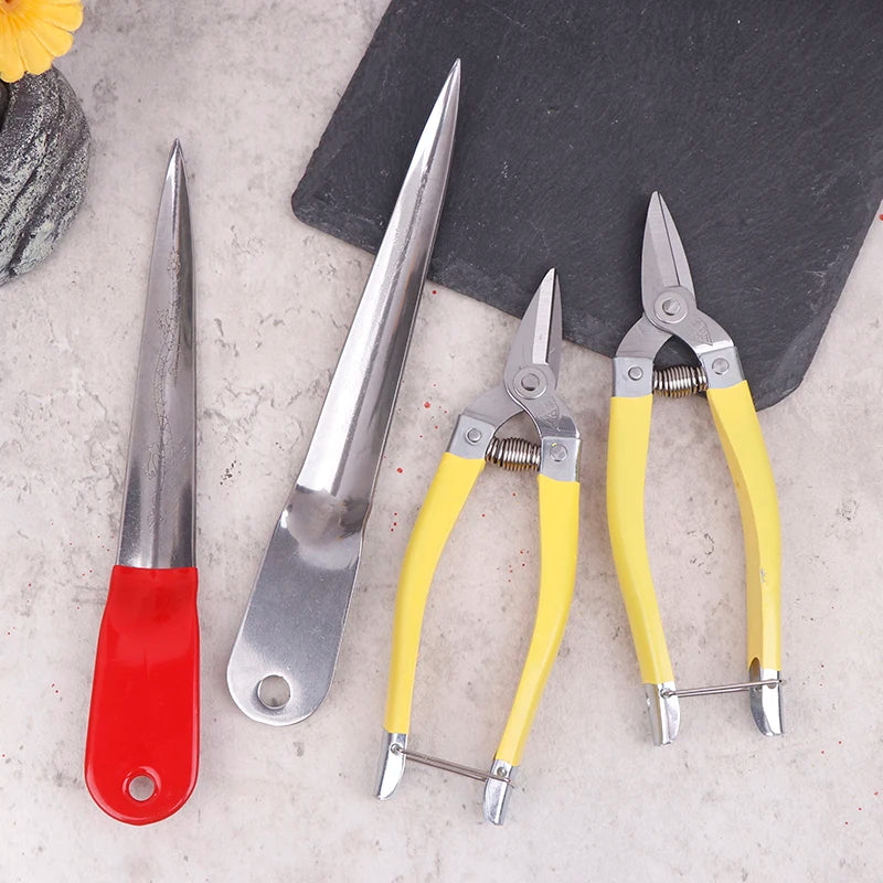 Stainless Steel Hamper Weaving Tools Wicker Repair Furniture Repairing Pick Chair Cane Supplies Pry Kit DIY Rattan Weaving Tool Peaceful Pleasures Health and Wellness