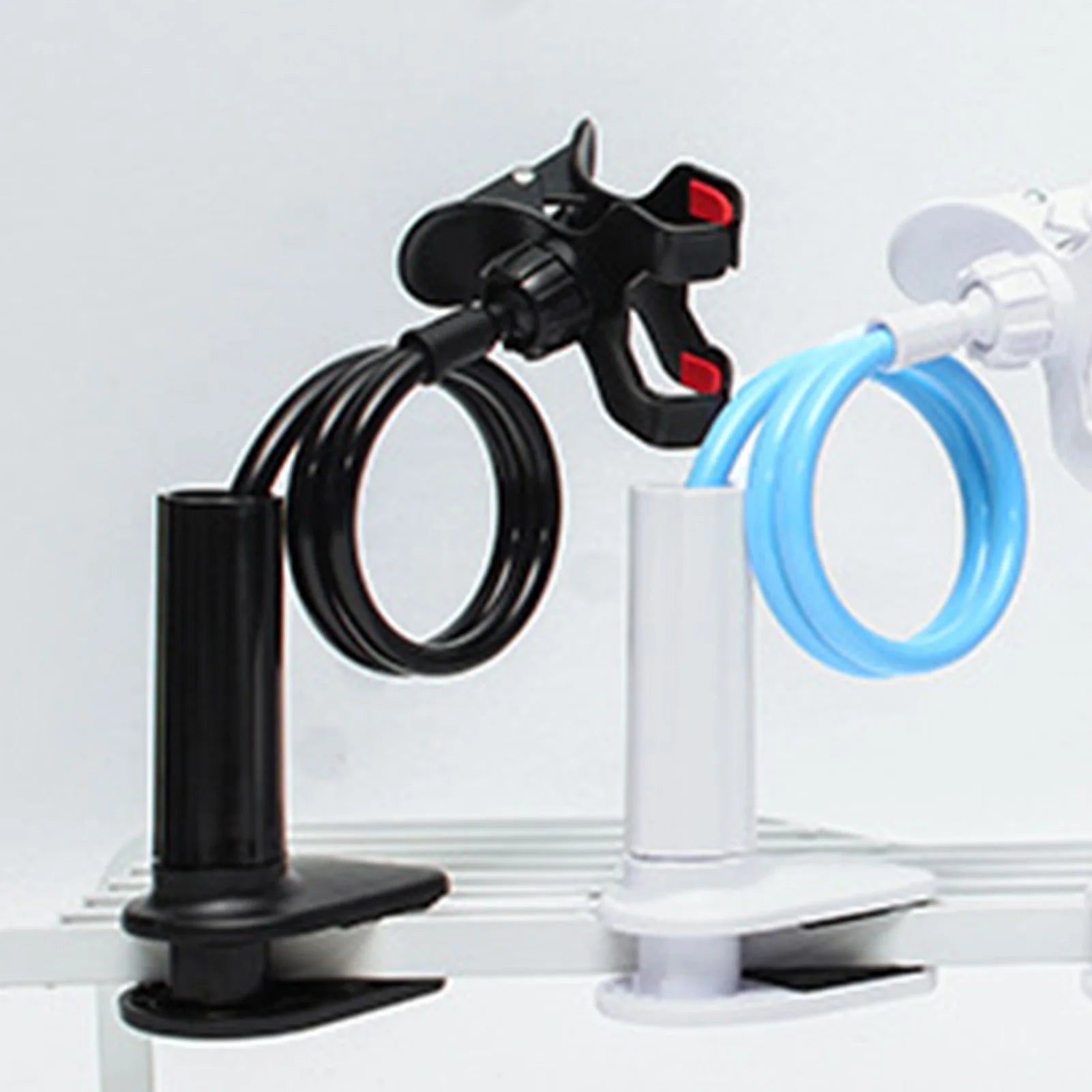 Universal 360° Flexible Cell Phone Holder Arbitrarily Curved Clamp on Desk Mobile Phone Stand for Desk Clip Bracket Clamp Stand Peaceful Pleasures Health and Wellness