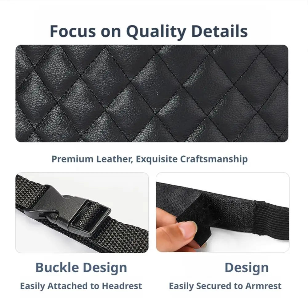 PU Leather Car Seat Gap Organizer – Between Seat Storage Bag