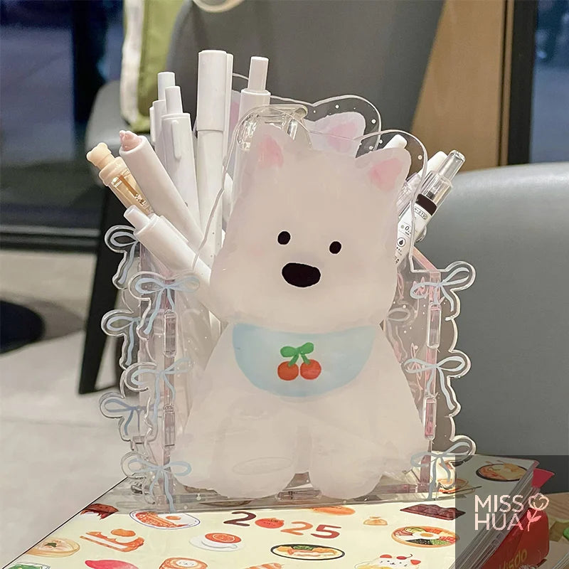 Acrylic Cloud Pen Holder | Large Capacity Desk Organizer