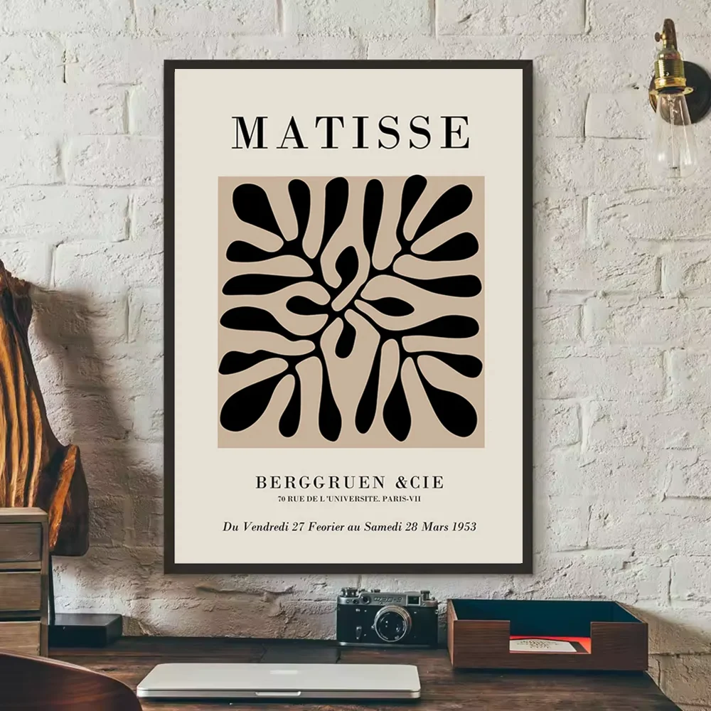 abstract matisse flower human body Poster HD art sticky wall waterproof home living room bedroom bar aesthetic decoration Peaceful Pleasures Health and Wellness z13 15X20cmNoframe