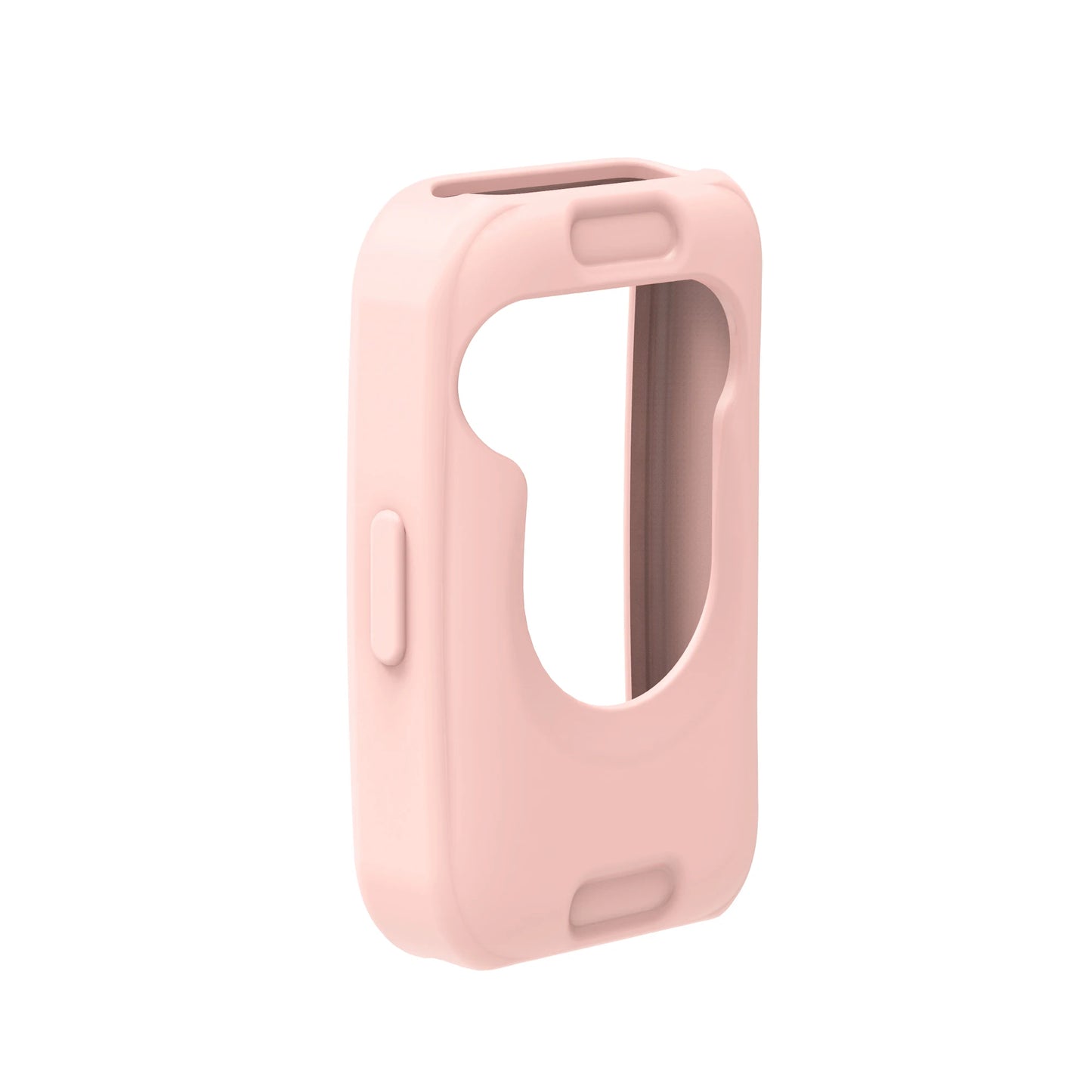 Silicone Strap & Case for Huawei Band 8, 9 & 10 – 19mm Peaceful Pleasures Health and Wellness Pink Case