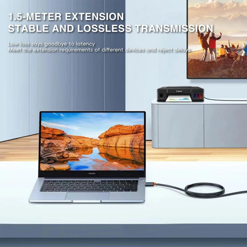 USB 2.0 Extension Cable Male to Female Extender Cable Fast Speed USB /2.0 Extended for laptop PC USB Extension Peaceful Pleasures Health and Wellness