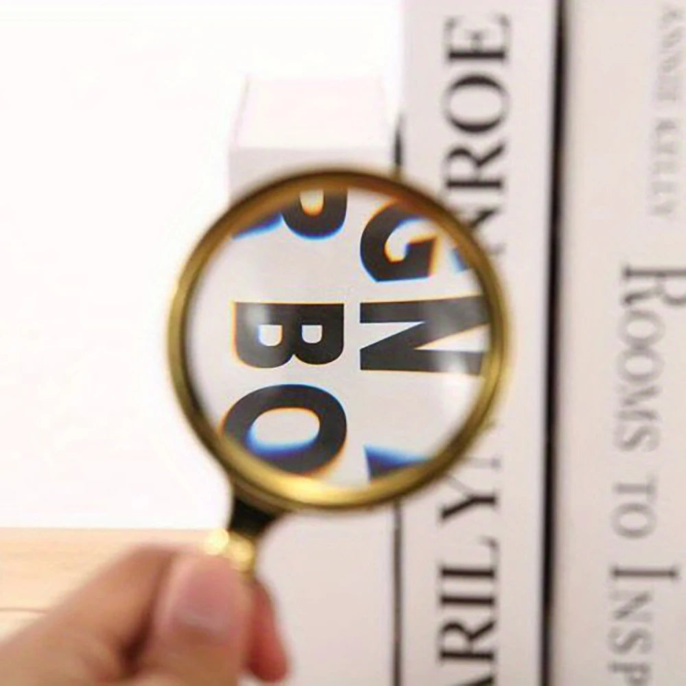 50x High-definition Handheld Magnifying Glass Suitable Reading