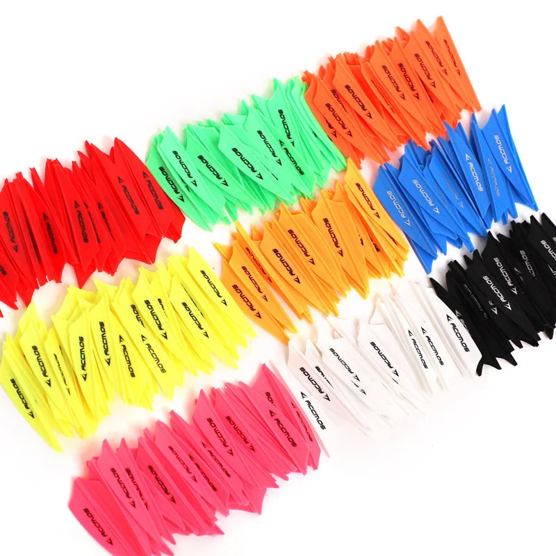 36 50 ACCMOS Arrow Feather AIR Plastic Vanes Arrows DIY Archery