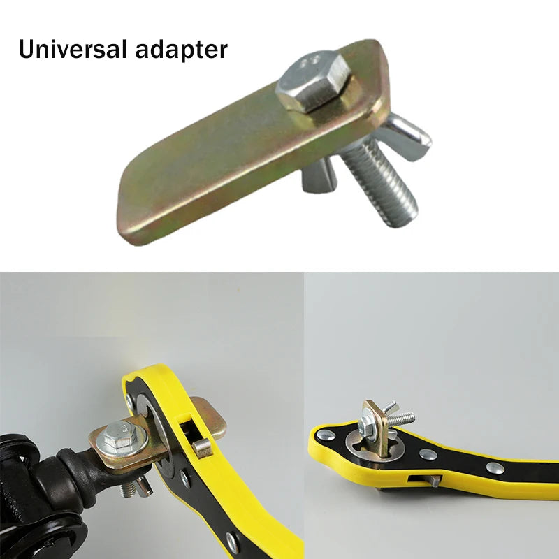 Labor-Saving Scissor Jack Ratchet Wrench – Tire Lug Wrench Tool Peaceful Pleasures Health and Wellness