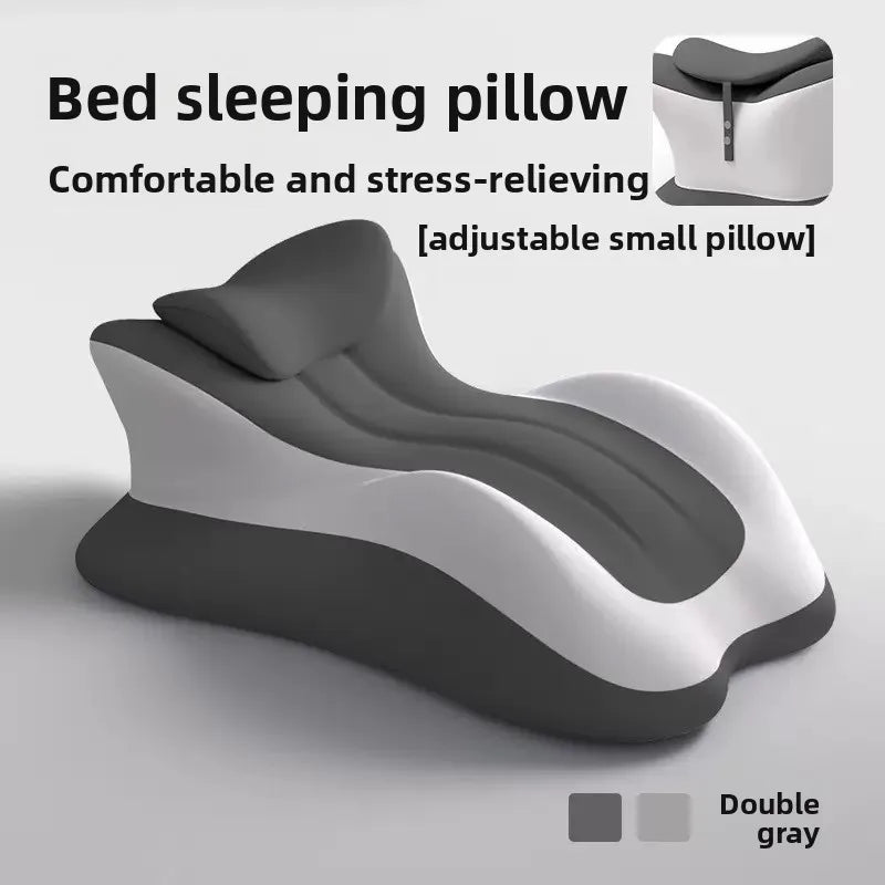 Memory Foam Bed Wedge Pillow Anti Snoring Acid Reflux Relief Neck Back Leg Pain Reading Sleeping Post Surgery Recovery Pillow Peaceful Pleasures Health and Wellness black