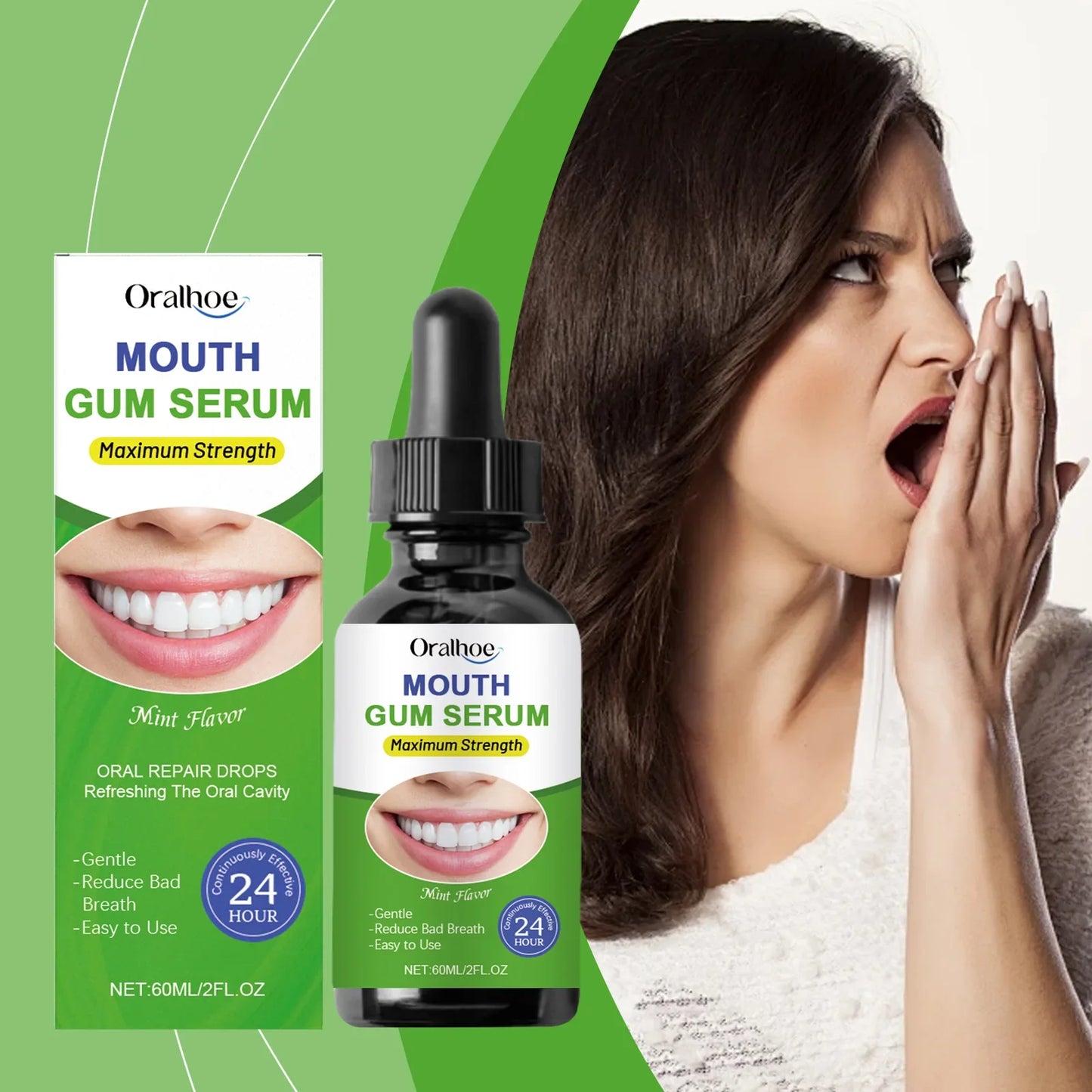 Oralhoe Gum Serum – Fresh Breath, Whitening & Gum Care 60ml