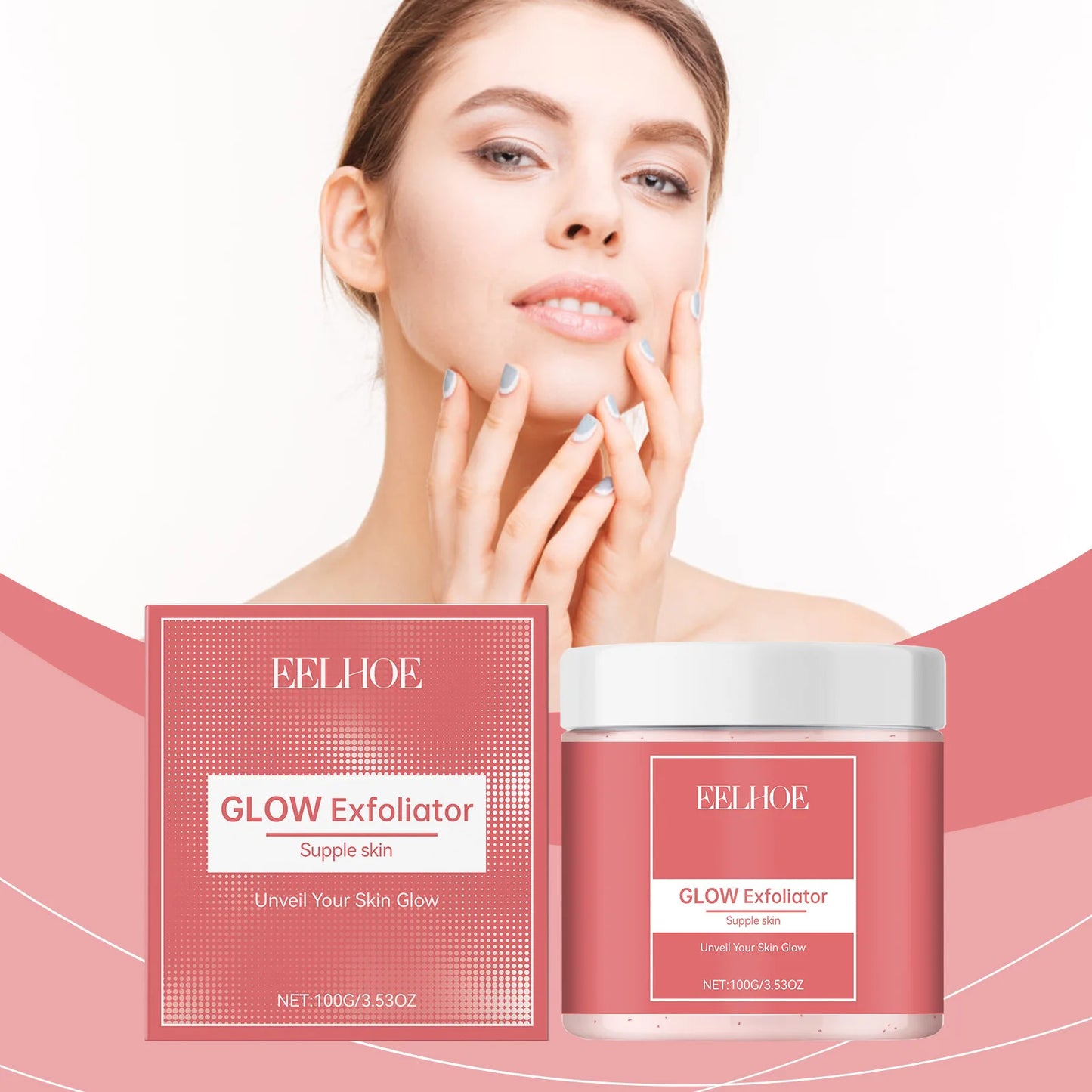 EELHOE Smooth Facial Scrub Exfoliator for Dark Skin Peaceful Pleasures Health and Wellness
