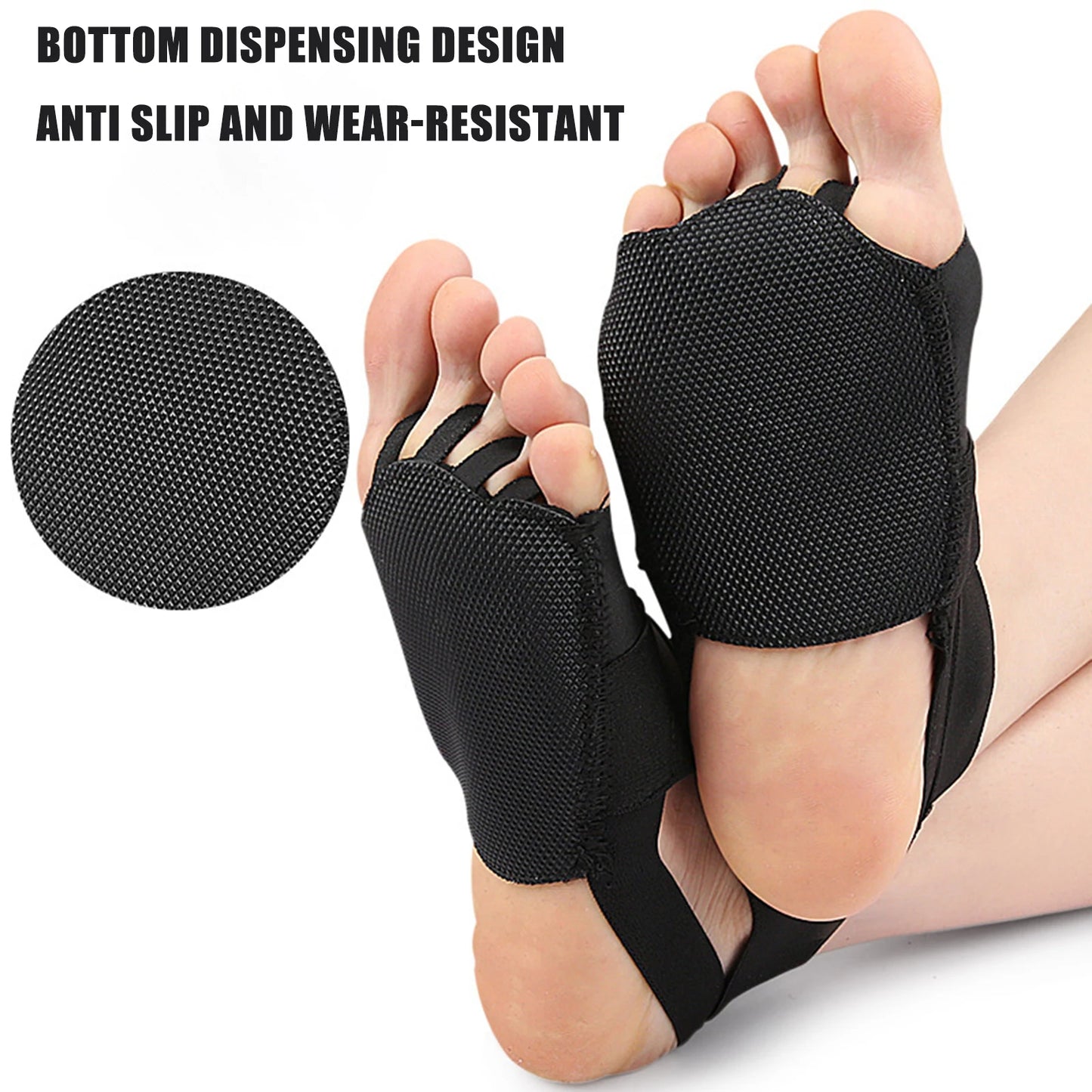 Women's Yoga Socks with Toes Non Slip Yoga Socks with Grips for Yoga Pilates Ballet Barre Barefoot Peaceful Pleasures Health and Wellness B