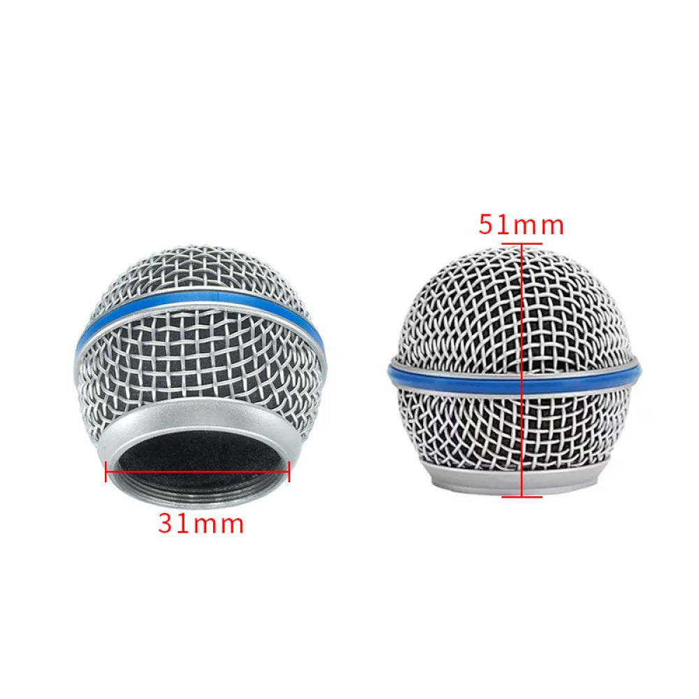 Mesh Cover For Shure SM58 PG58 BETA58A BETA87A And Other Models Microphone Mesh Cover Accessories 1 PCS Peaceful Pleasures Health and Wellness