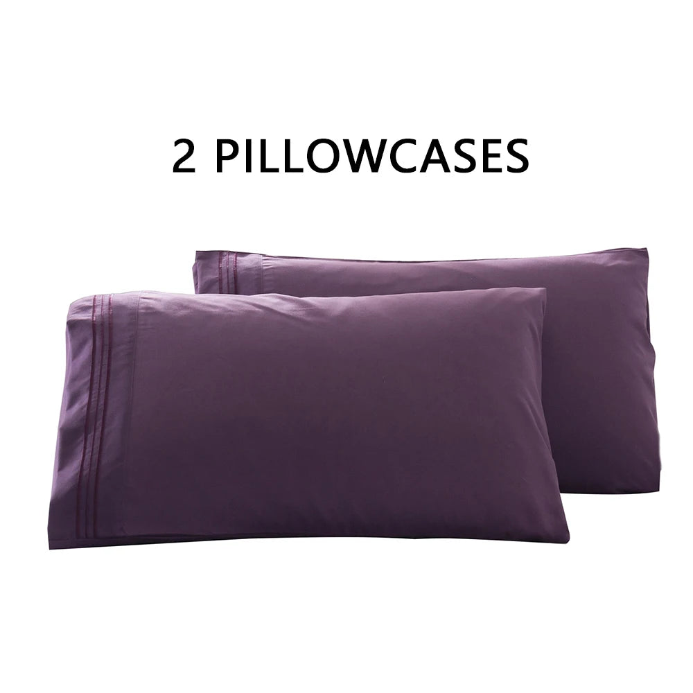 Battilo Soft Microfiber Pillowcase Set of 2 | Queen & King Size