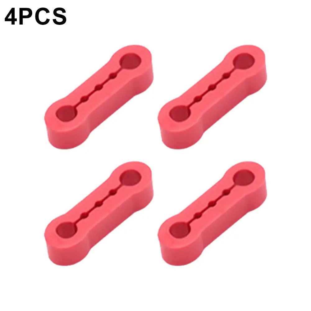 4pcs Universal Car Door Lock Damping Silicone Cover & Cushioning pad Noise Reduction Shock-Absorbing Pad Protector For Car Door Peaceful Pleasures Health and Wellness J
