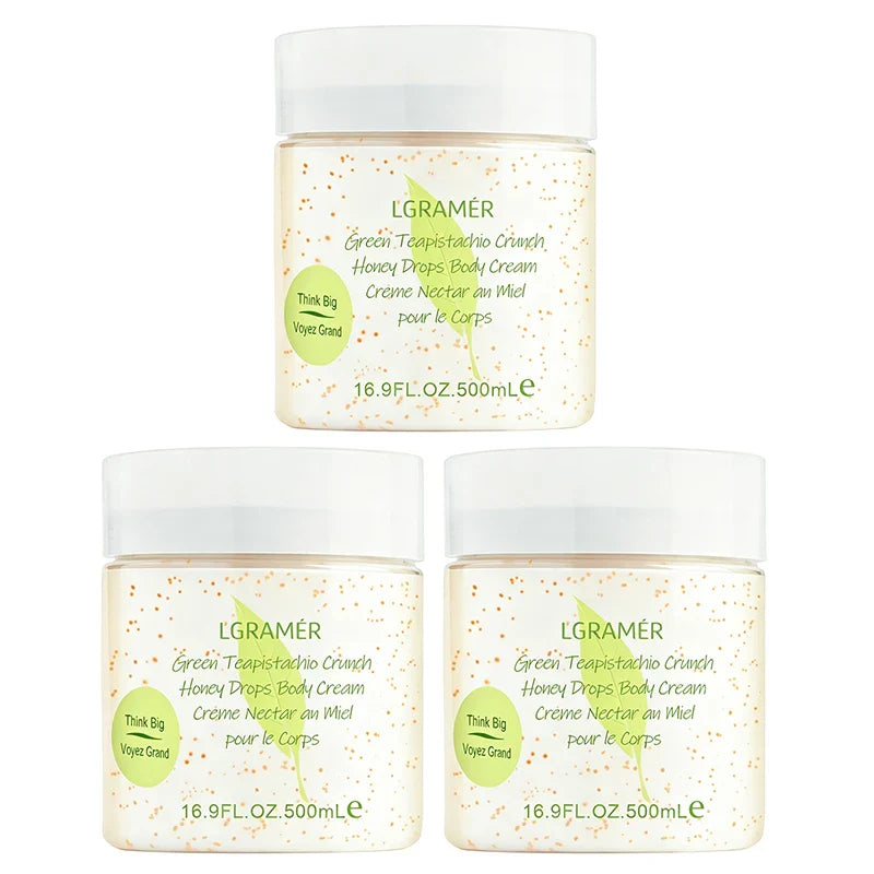 Green Tea Honey Body Cream – 24-Hour Moisturizing Lotion 500ml