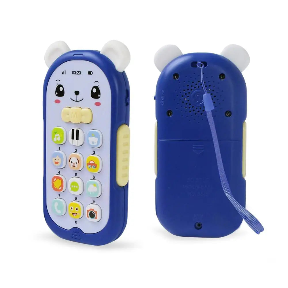 Baby Musical Mobile Phone Cartoon Teether Sound Light Telephone