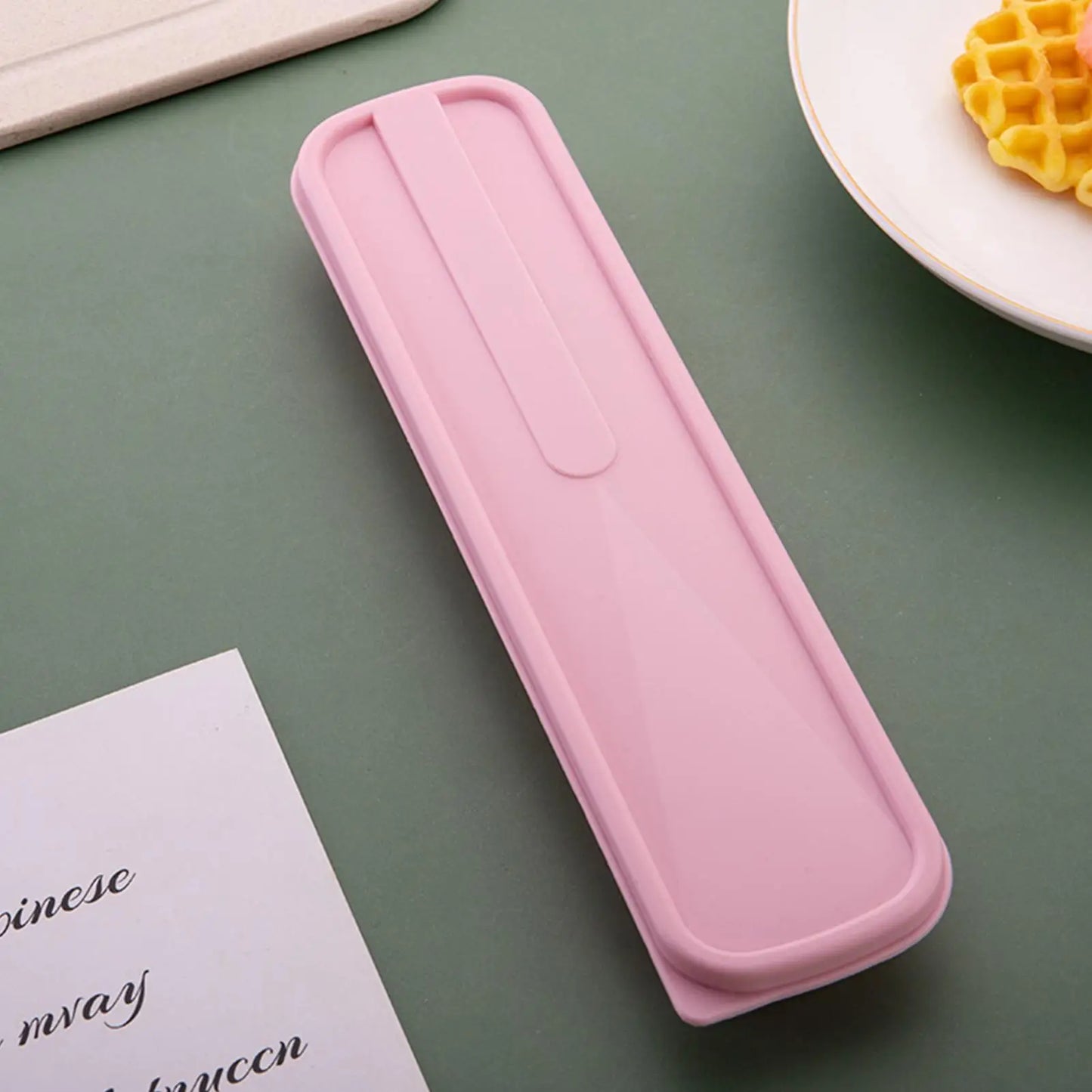 Portable Korean Cutlery Storage Case – Dustproof Utensil Box