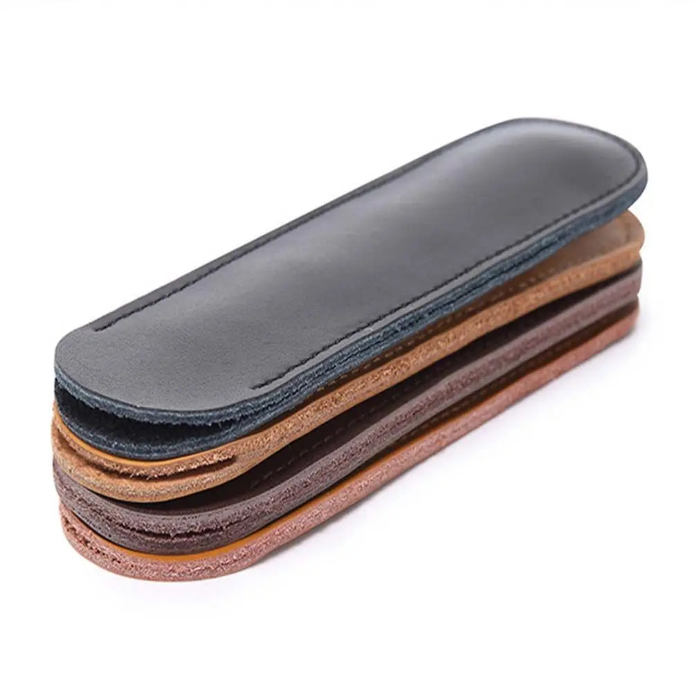 Stationery Office Pen Storage Cover School Supplies PU Leather Pen Holder Vintage Pen Bag Cowhide Pen Case Pen Protector Peaceful Pleasures Health and Wellness
