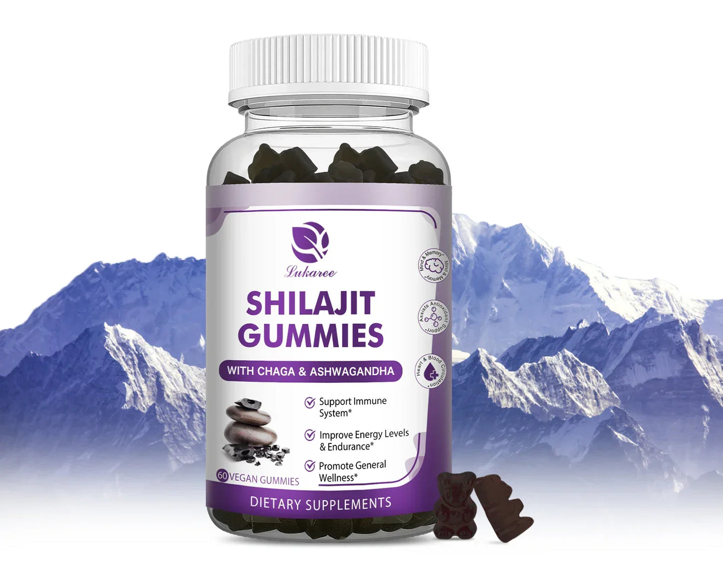 Himalaya Pure Shilajit Gummies 13-in-1 Supplement Peaceful Pleasures Health and Wellness