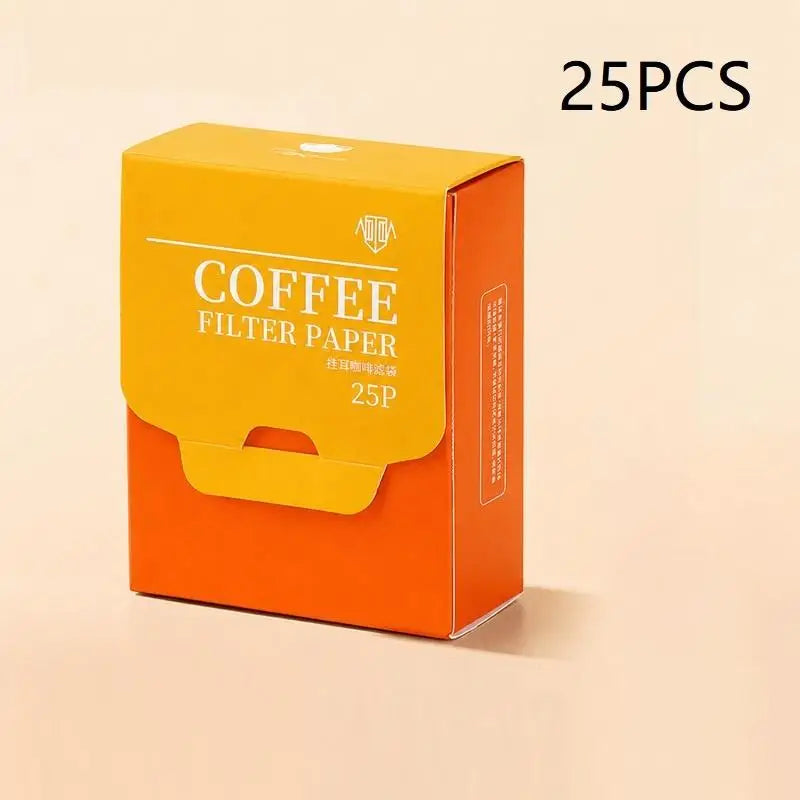 Disposable Hanging Ear Coffee Filters | Food Grade Biodegradable 25/50 Pk Disposable Coffee Filters Peaceful Pleasures Health and Wellness 25PCS