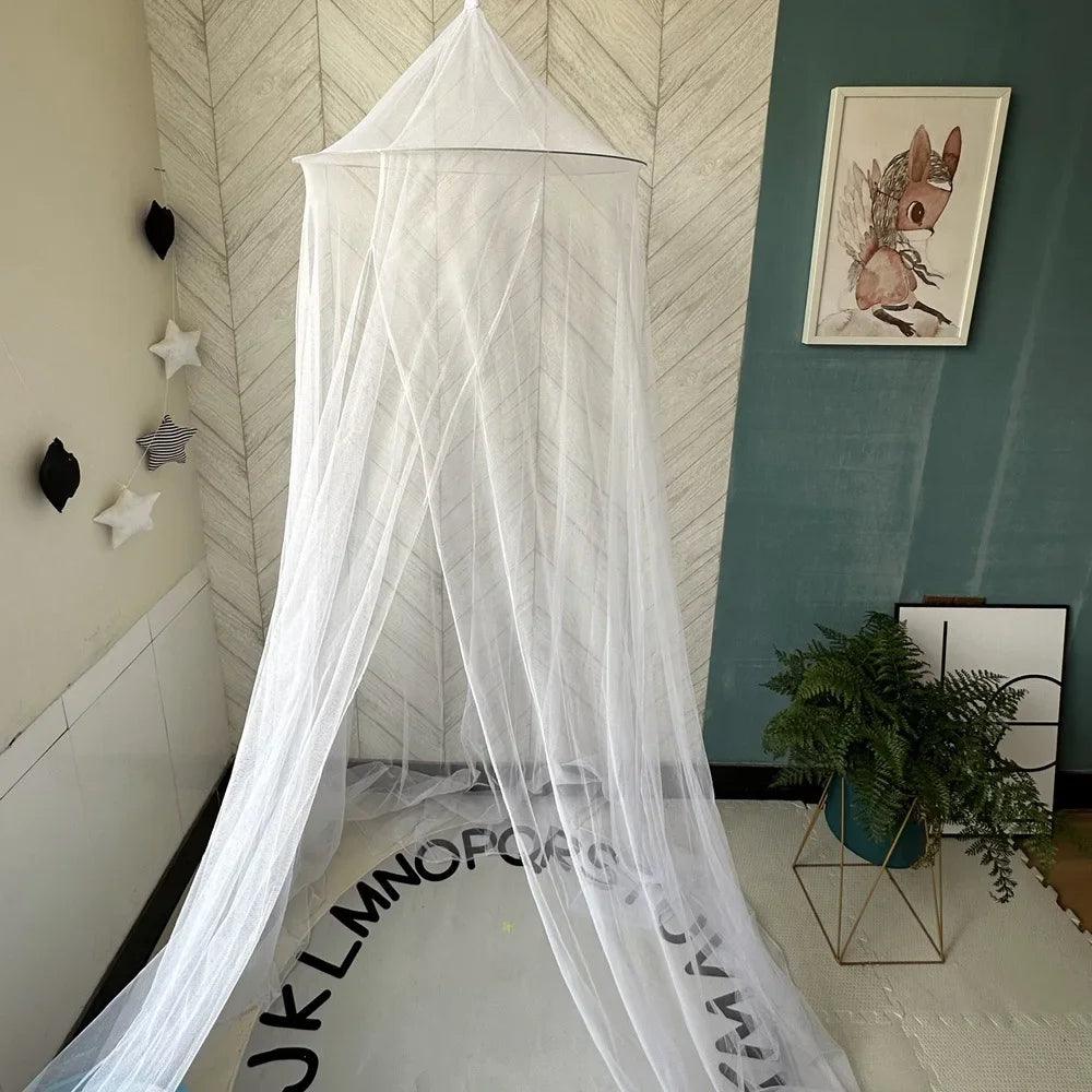 Summer Mosquito Prevention Dome Hanging Mosquito Nets Girls Princess Bed Mosquito Net Fabric Curtain Tent Kids Room Decoration Peaceful Pleasures Health and Wellness