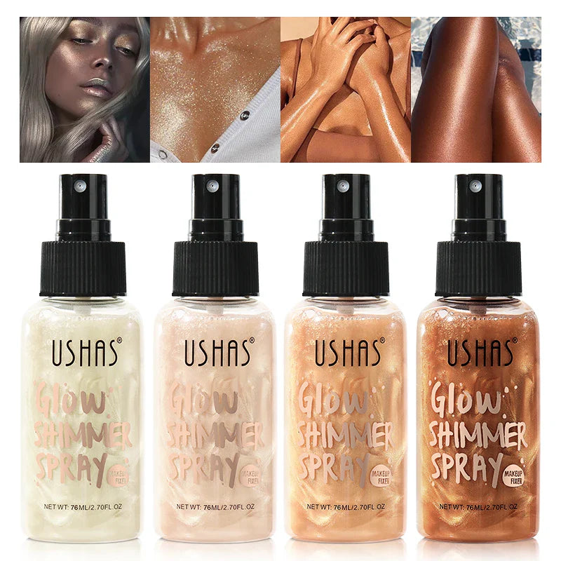 USHAS 4-Color Liquid Body Highlighter – Illuminating Contour