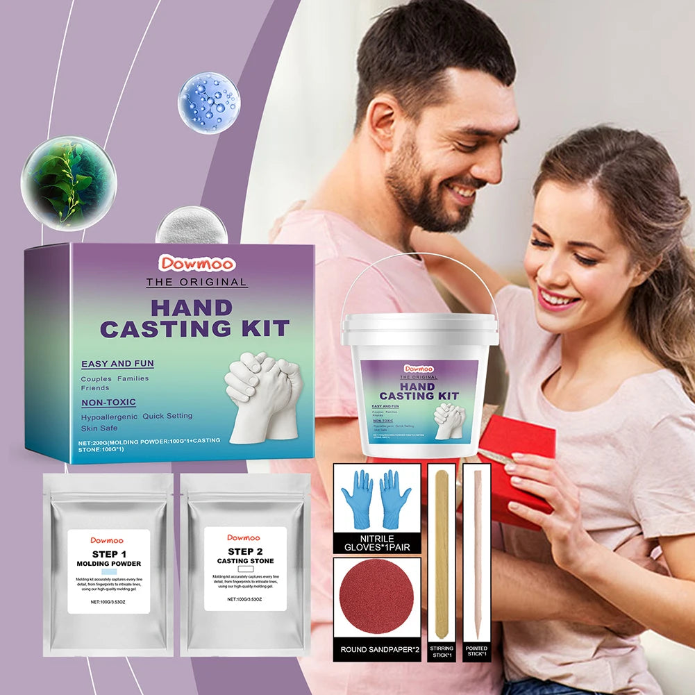 Hand Casting Kit – Couples & Family Keepsake Mold Set