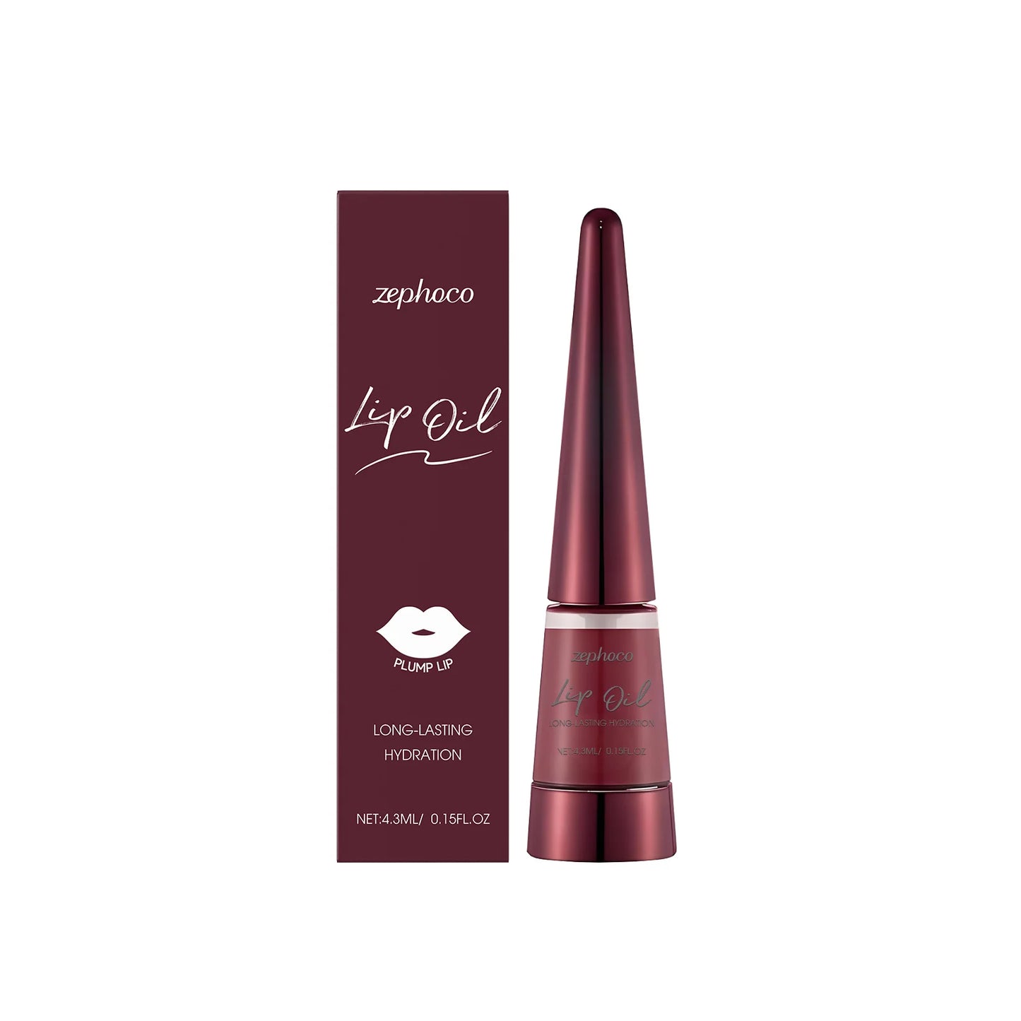 Zephoco Waterproof Nourishing Lip Oil | Hydrating & Plumping