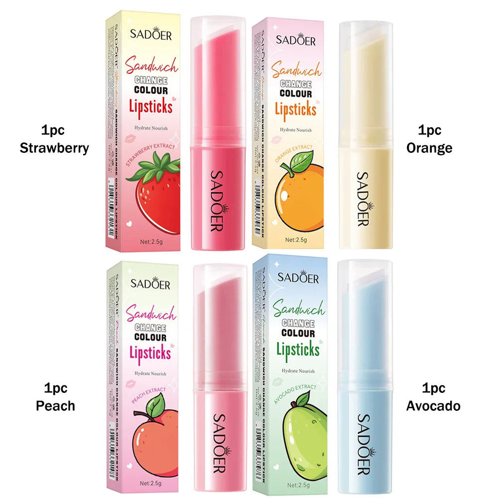 Honey Peach Color-Changing Moisturizing Lip Balm 2.5g