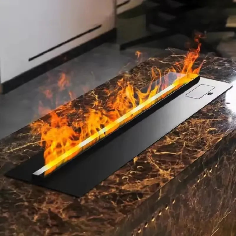800mm Atomizing Fireplace For Living Room Multi-color Fake Flame Electronic Fireplace Home Remote Control Water Steam Fireplace Peaceful Pleasures Health and Wellness