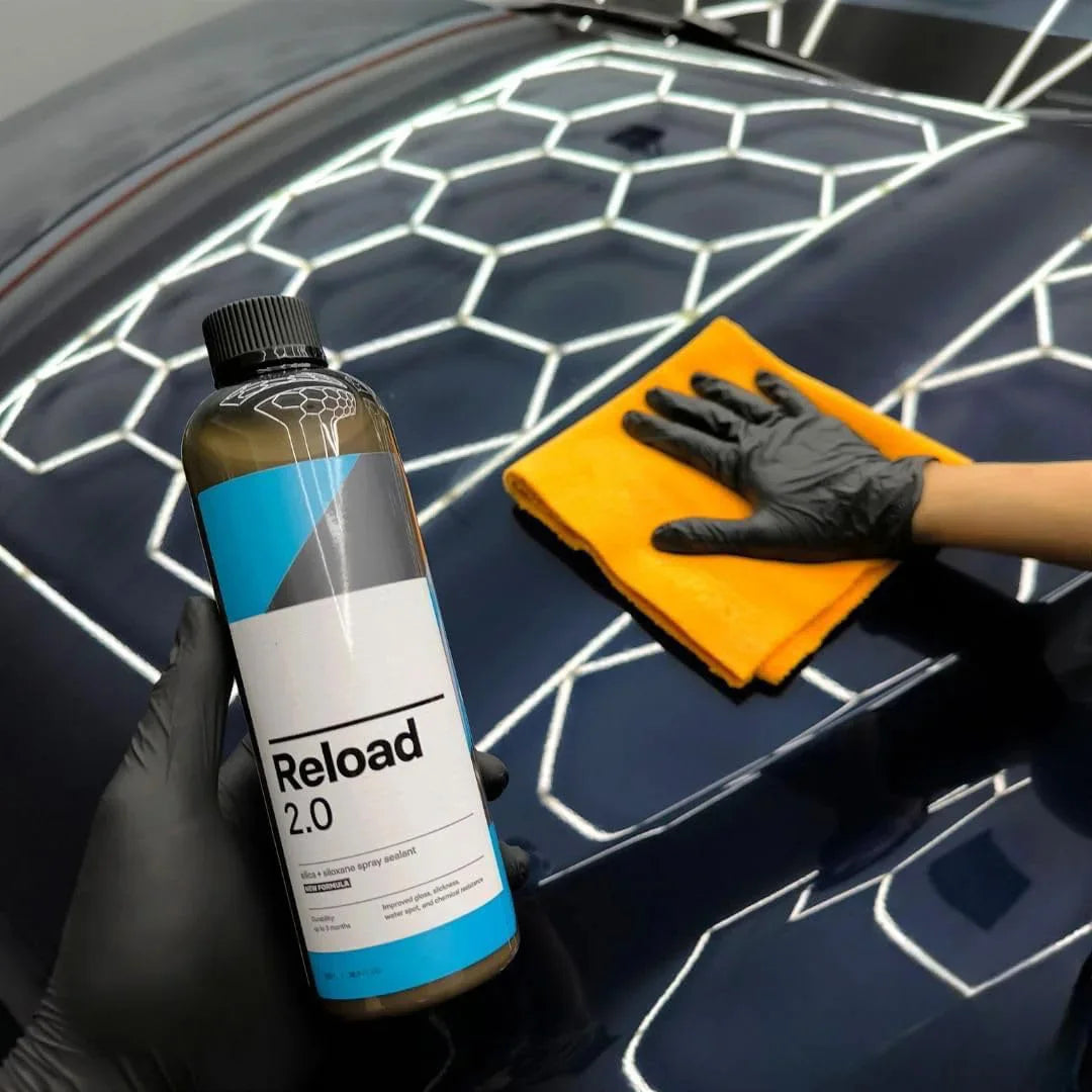CAR Reload 2.0 Spray Sealant Silica Siloxane Ceramic Spray Ceramic Coating Super Hydrophobic Self-Cleaning Improved Gloss Peaceful Pleasures Health and Wellness