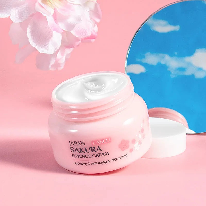 LAIKOU Sakura Essence Face Cream – Brightening Moisturizer 60g