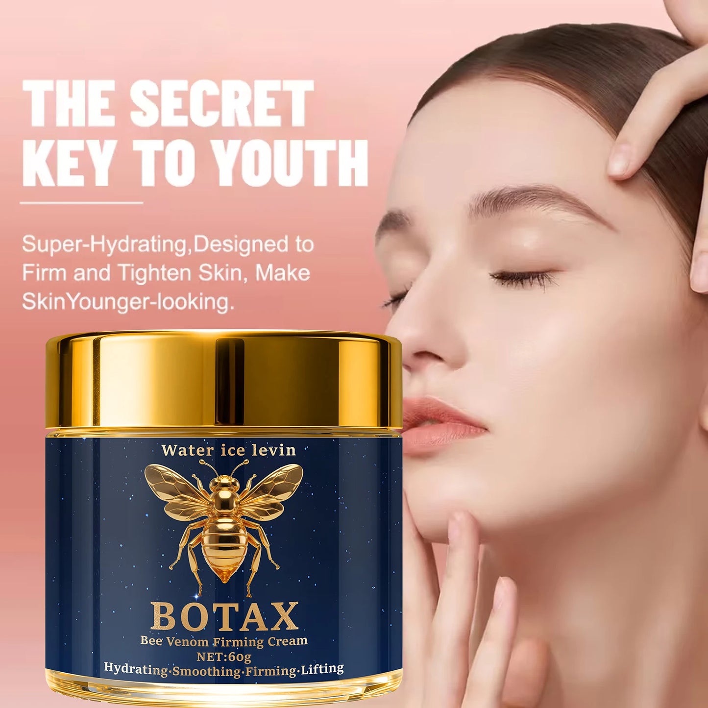 Bee Venom Firming Cream | Hyaluronic Acid & Retinol – 60g