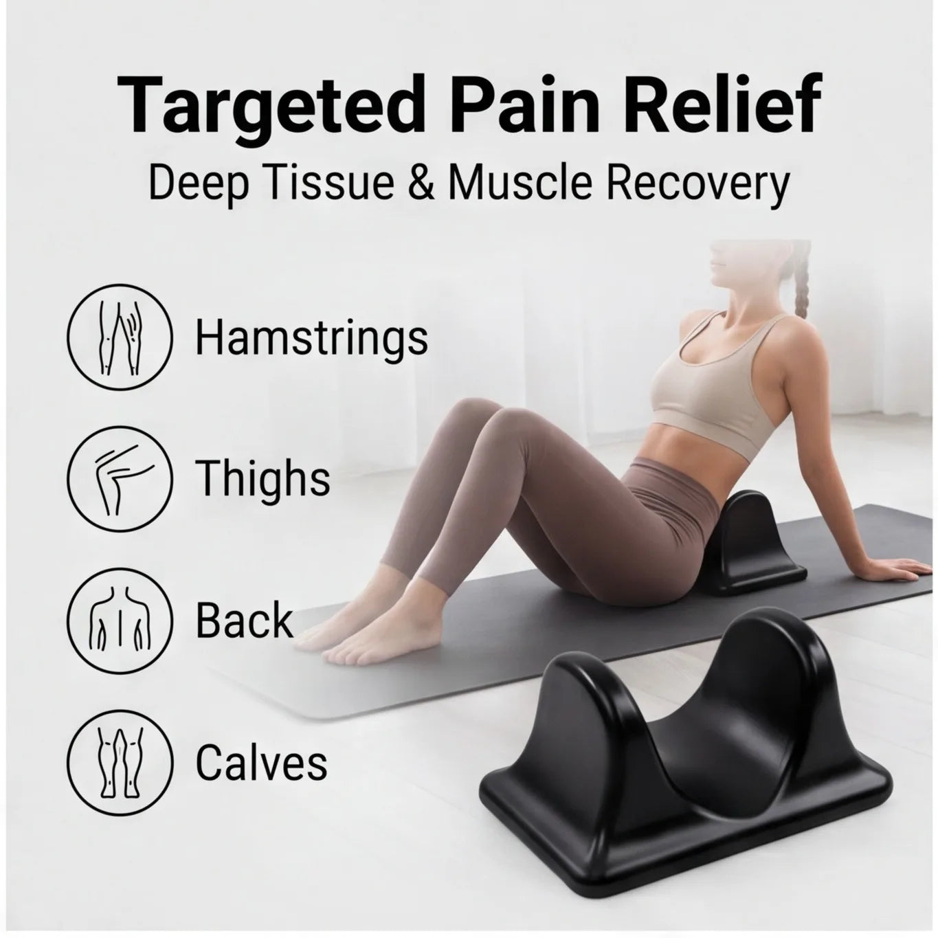 HOMEFISH Deep Tissue Muscle Massager Tool | Full Body Use