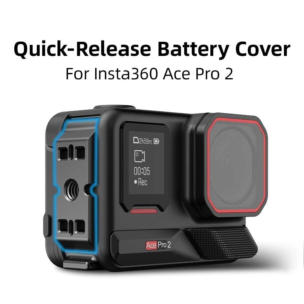 Insta360 Ace Pro 2 Aluminum Alloy Quick-Release Battery Cover